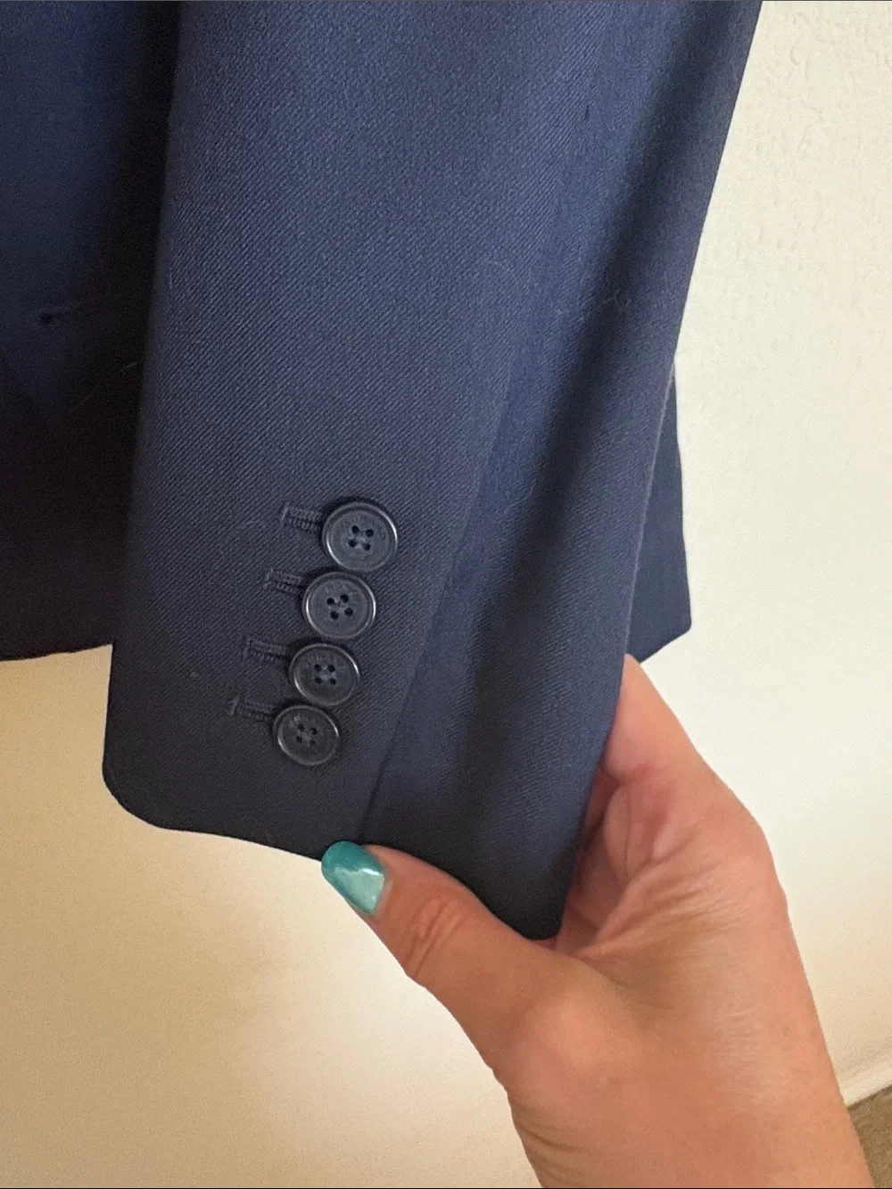 Murano Men's Black Sport Coat - Two-Button Notch Lapel